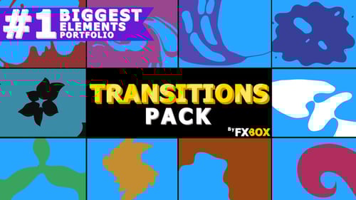 Liquid Motion Transitions | Motion Graphics Pack