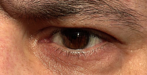 man eye