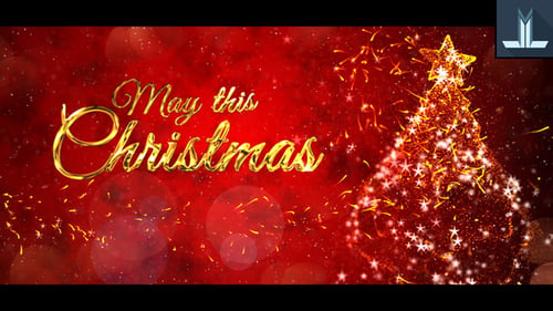 Sparkling Particle Christmas Message Opener