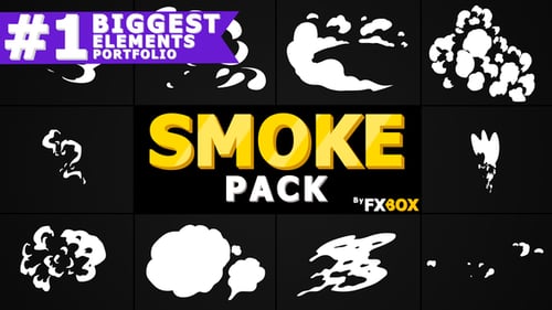 2d FX SMOKE Elements | Paquete de Motion Graphics