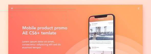 Mobile Product Promo