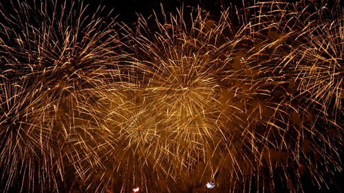 Fireworks Neues Jahr