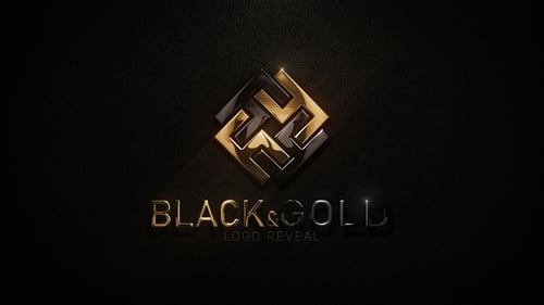 Elegant Metallic Logo Reveal with Dynamic Lighting Animation