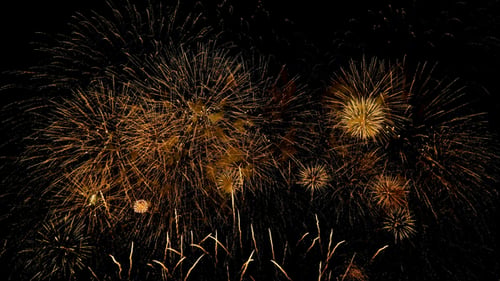 Fireworks New Year Countdown
