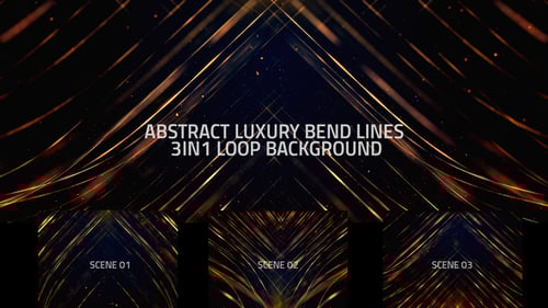 Abstract Luxury Bend Lines Loop 3in1 Background
