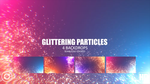 Glitzernde Partikel HD