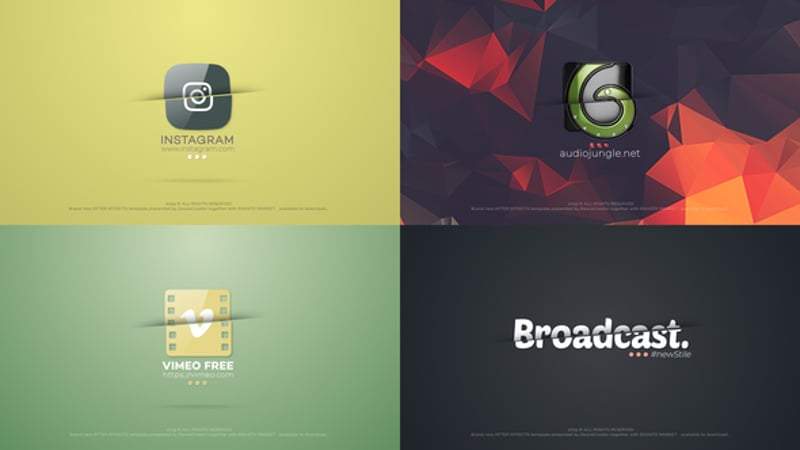 Dynamic Gradient Shape Logo Reveal, Logo Stings ft. logo & intro - Envato