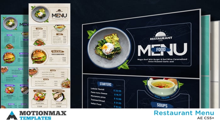 Menu Editable Video Templates - Envato