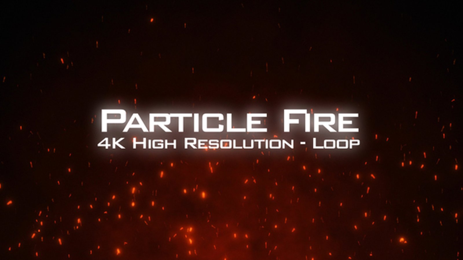 Flying Burning Fire Embers Particles Seamless Loop Background ...