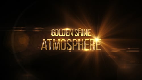 Cinematic Metallic Gold Silver Title Intro with Dynamic Light Flares