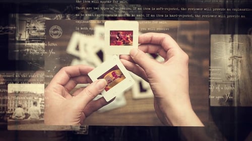 Nostalgic Photo Slideshow with Retro Film Effects