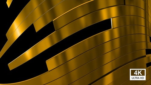 Golden Stripe Transition 4K
