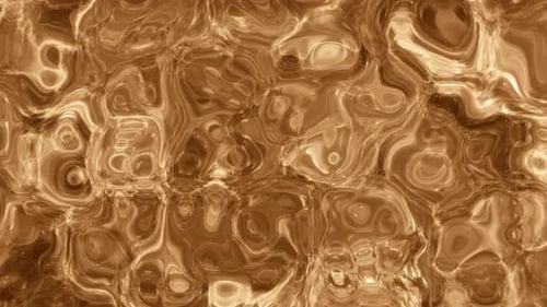 Dynamic Abstract Fluid Golden Liquid Background