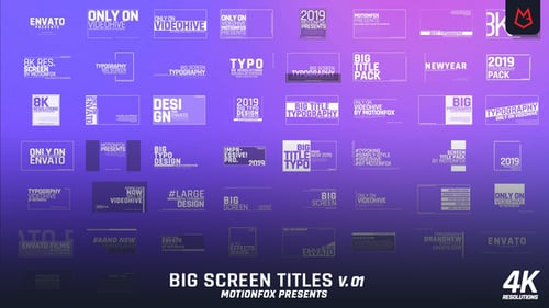 Dynamic Text Animation Titles with Bold Modern Style