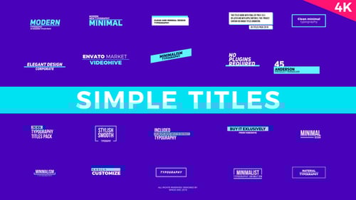 Clean Animated Typography Titles Pack for Modern Video Projects
