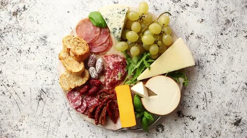 Assortment of Spanish Tapas or Italian Antipasti
