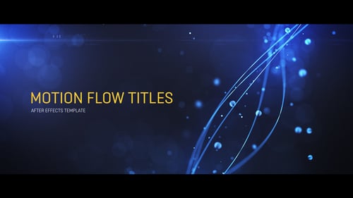 Dynamic Light Trails Cinematic Title Sequence