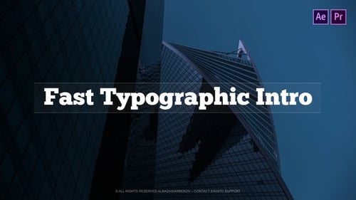 Fast Typographic Intro