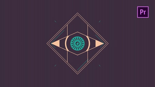 Minimal Abstract Eye Logo