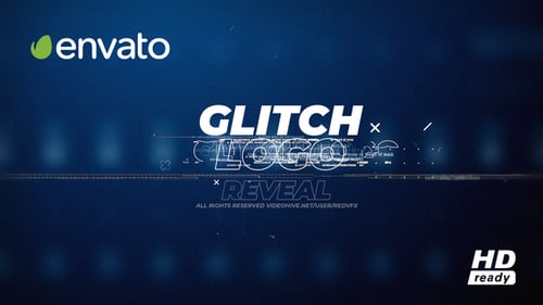 Glitch Logo Reveal