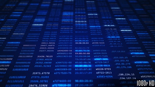 Primer plano de la pantalla de seguridad de datos informáticos digitales