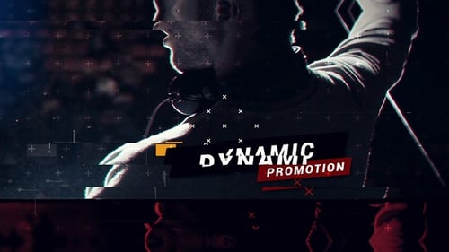 Dynamische Glitch-Aktion