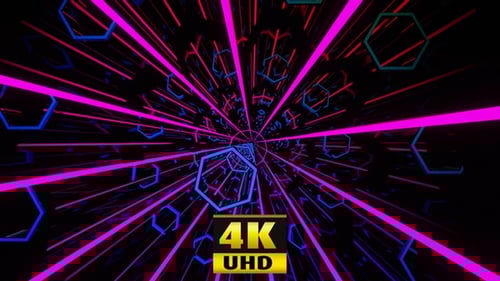 Rayos parpadeantes 4K