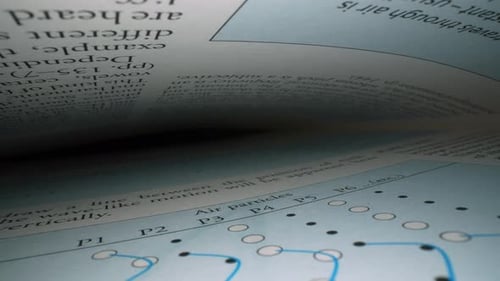 Physics Textbook Shows Equations and Diagrams
