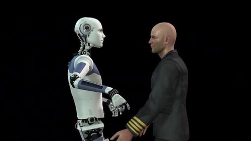 Humain Android Robot Humain