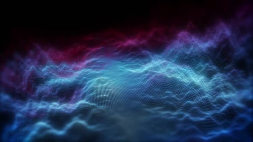 Abstract Particles Landscape