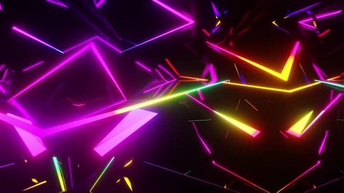 Iridescence Of Color Vj Loop HD ProRes