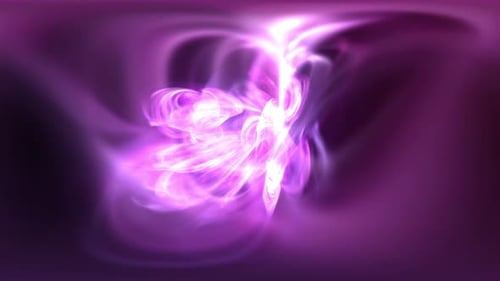 Abstract Purple Fluid Energy Loop Motion Background
