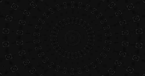 Looped kaleidoscope Abstract Symmetrical Of Geometric Seamless Pattern shape