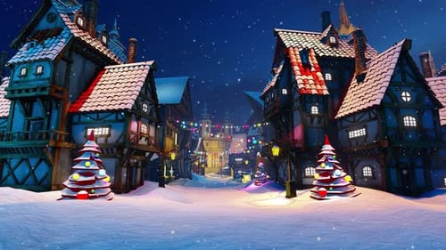 Winterstadt und Neujahrsstraße