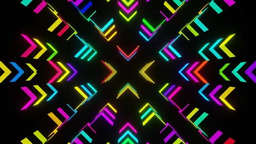 Abstrakter Hintergrund Blinkendes Neon 02