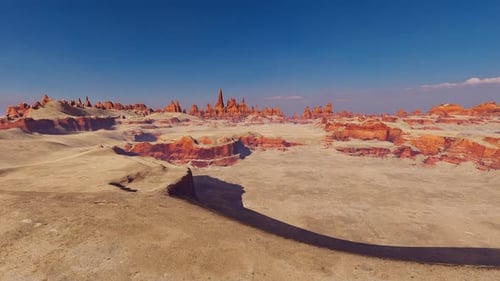 Canyons de la planète futuriste