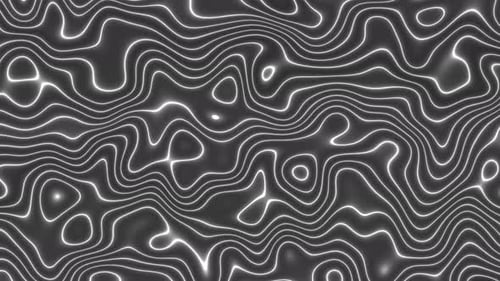 Abstract Fluid Glowing Lines Wave Pattern Background