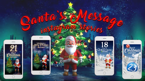 Santa Message Instagram Stories
