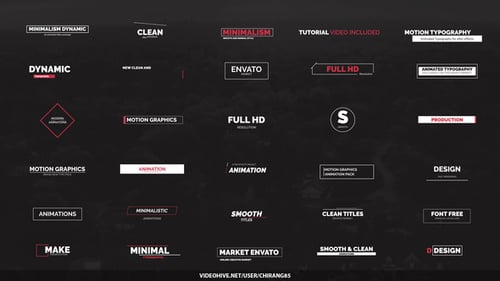 Dynamic Minimal Text Animations for Modern Video Projects