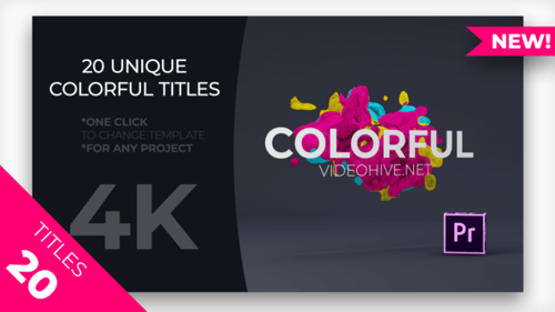 Colorful Titles MOGRT