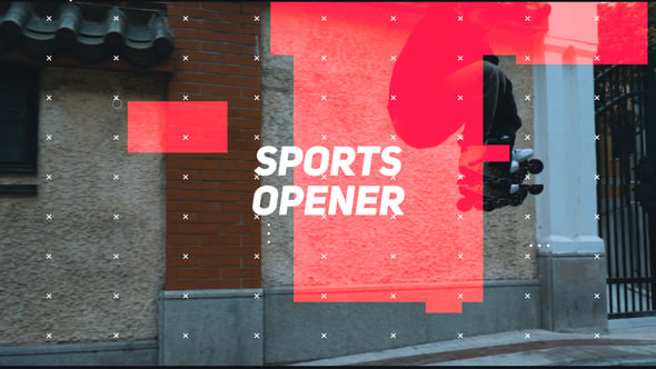 Dynamic Sports Action Opener with Glitch Effects, Openers ft. sports ...