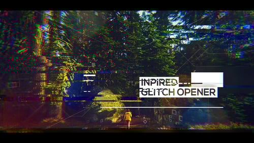 Dynamic Glitch Digital Opener for High-Impact Video Productions