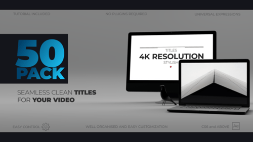 Clean Minimal Titles Pack for Business Presentations