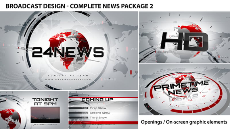 Broadcast Design - TV Channel Branding 1, Broadcast Packages ft ...