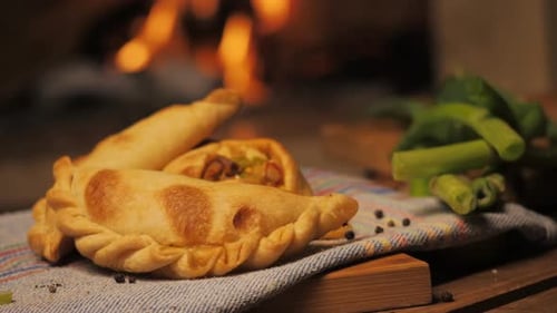 Empanada typique de l'Argentine cuite au four