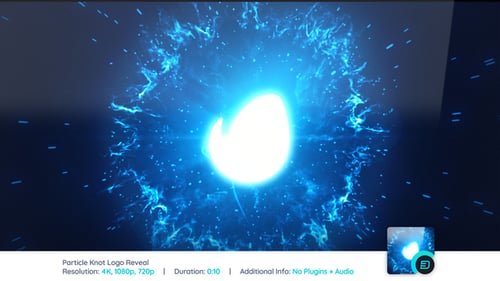 Particle Knot Logo Reveal