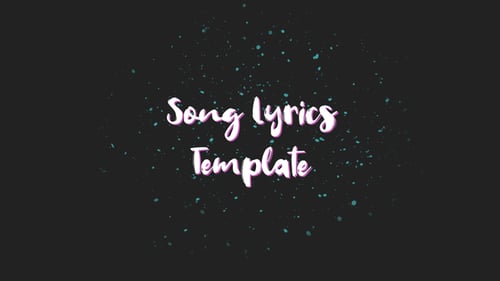 Lyrics Template