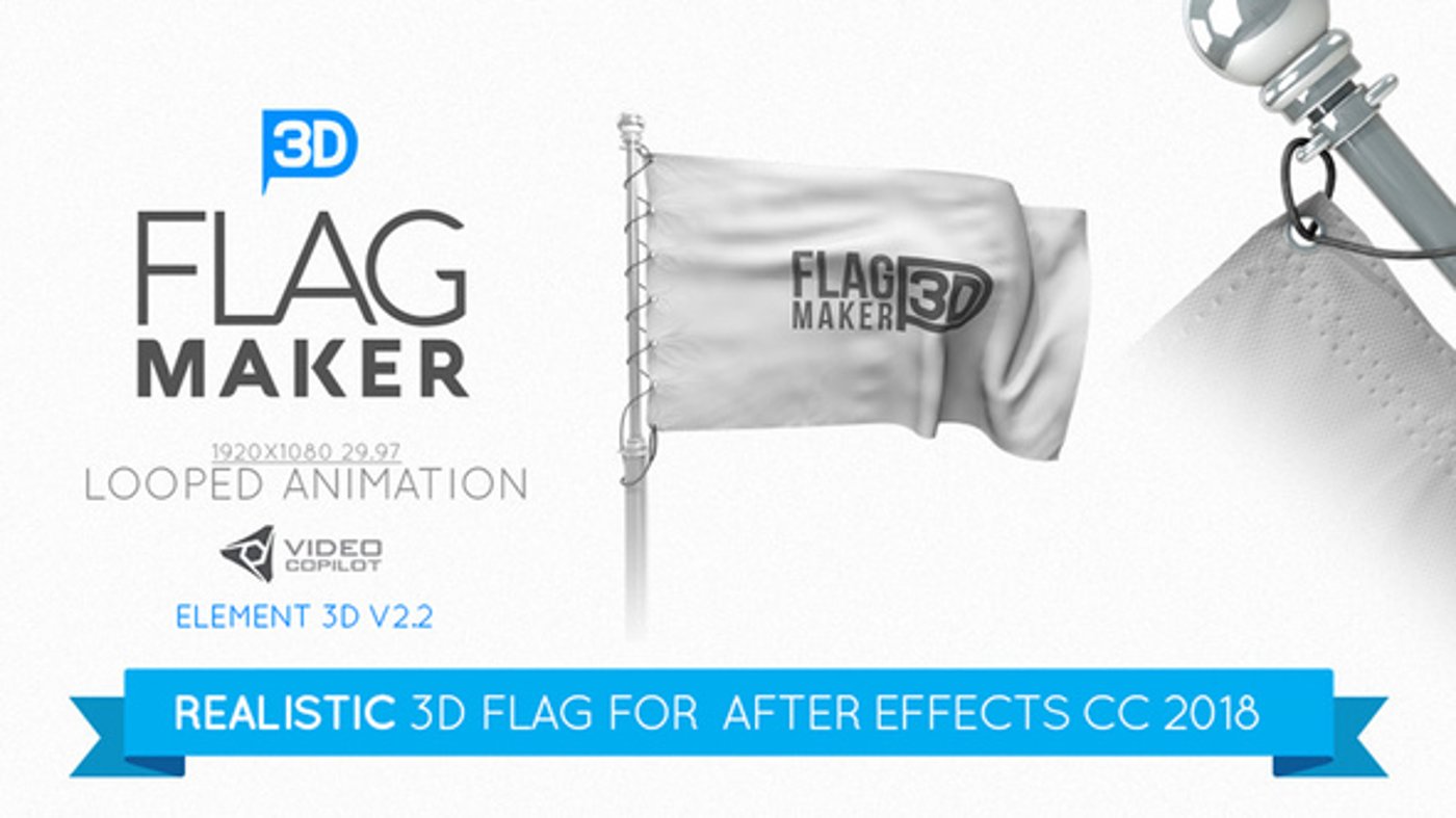 Dynamic 3D Waving Flag Animation Creator, Elements ft. flag & flag ...