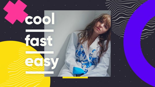 Colorful Typography Fashion Promo