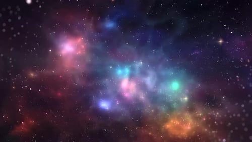 Space Galaxy Animation Overlay Motion Background